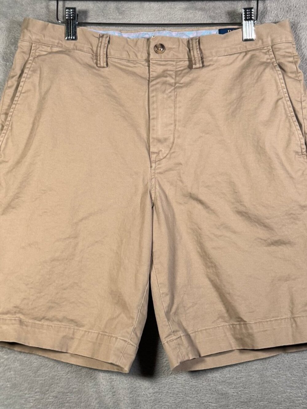 Polo Ralph Lauren Shorts Mens 32 Tan Stretch Classic Fit Chino Flat Front
